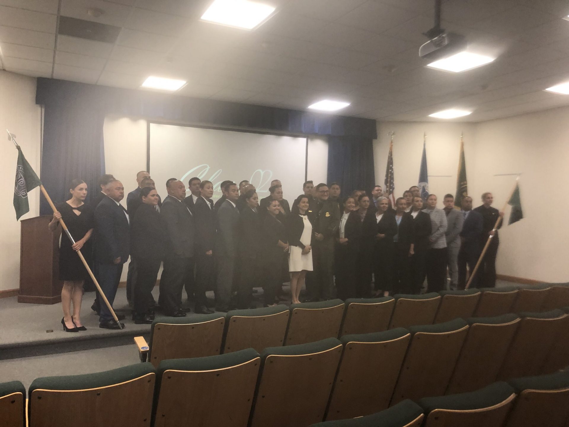 Barragán Tours Charleston Federal Law Enforcement Training Center; Addresses Border Patrol